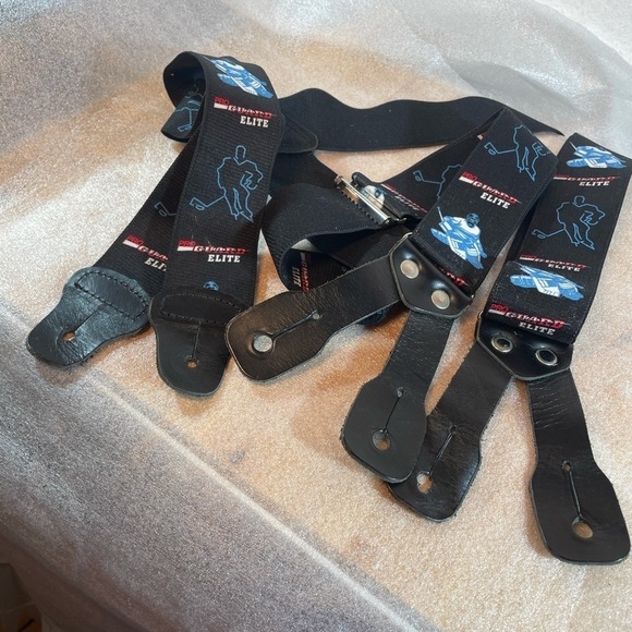 Pro Guard Elite HOCKEY SUSPENDERS Logo straps - Picture 6 of 7